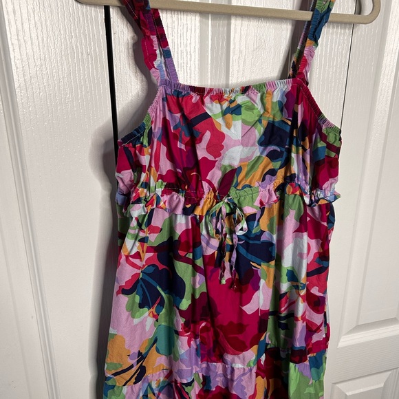 B B Dakota Steve Madden Vacay Bae Maxi Dress Sleeveless Square Neck Size Large - Picture 8 of 9